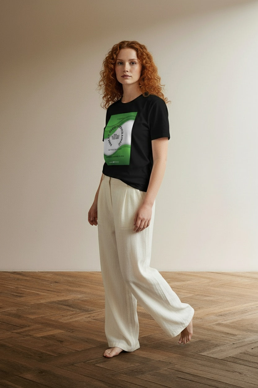 Model walking while wearing Philly Sports Engrained